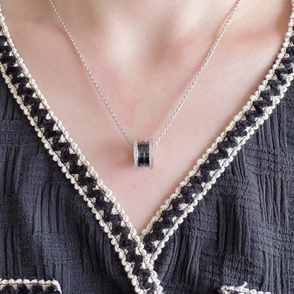 [⭐⭐JeweliWhal]ZERO 1 DIAMOND CERAMIC NECKLACE