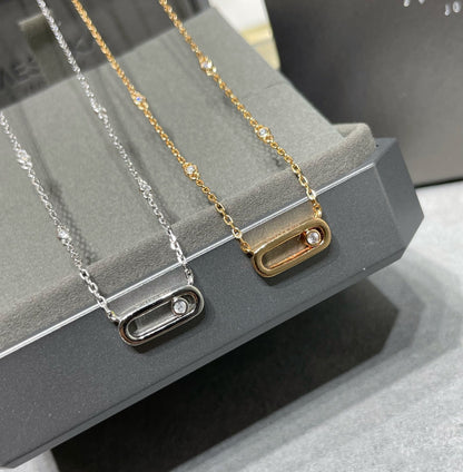 [⭐⭐JeweliWhal]MOVE UNO DIAMOND NECKLACE
