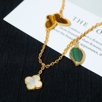 [⭐⭐JeweliWhal]LUCKY SPRING 5 MOTIF GOLD BRACELET