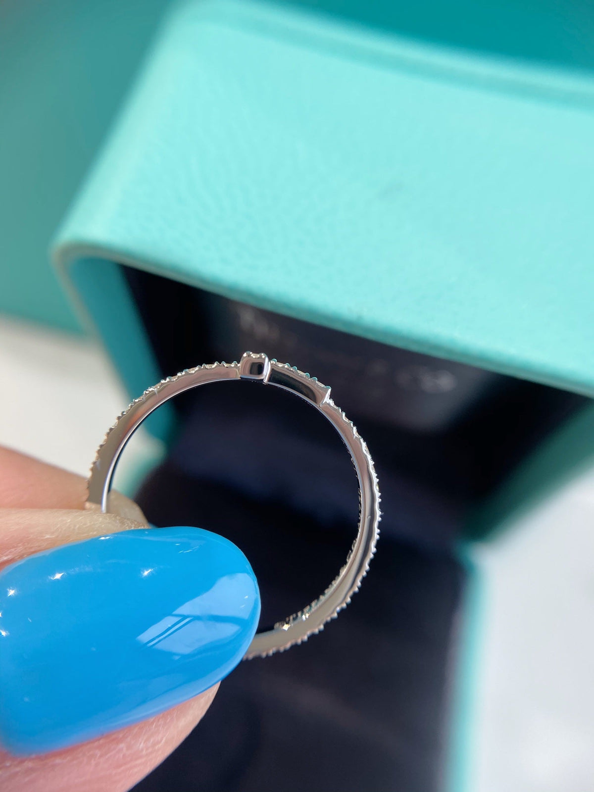 [⭐JeweliWhal]T SMALL RING DIAMOND SILVER