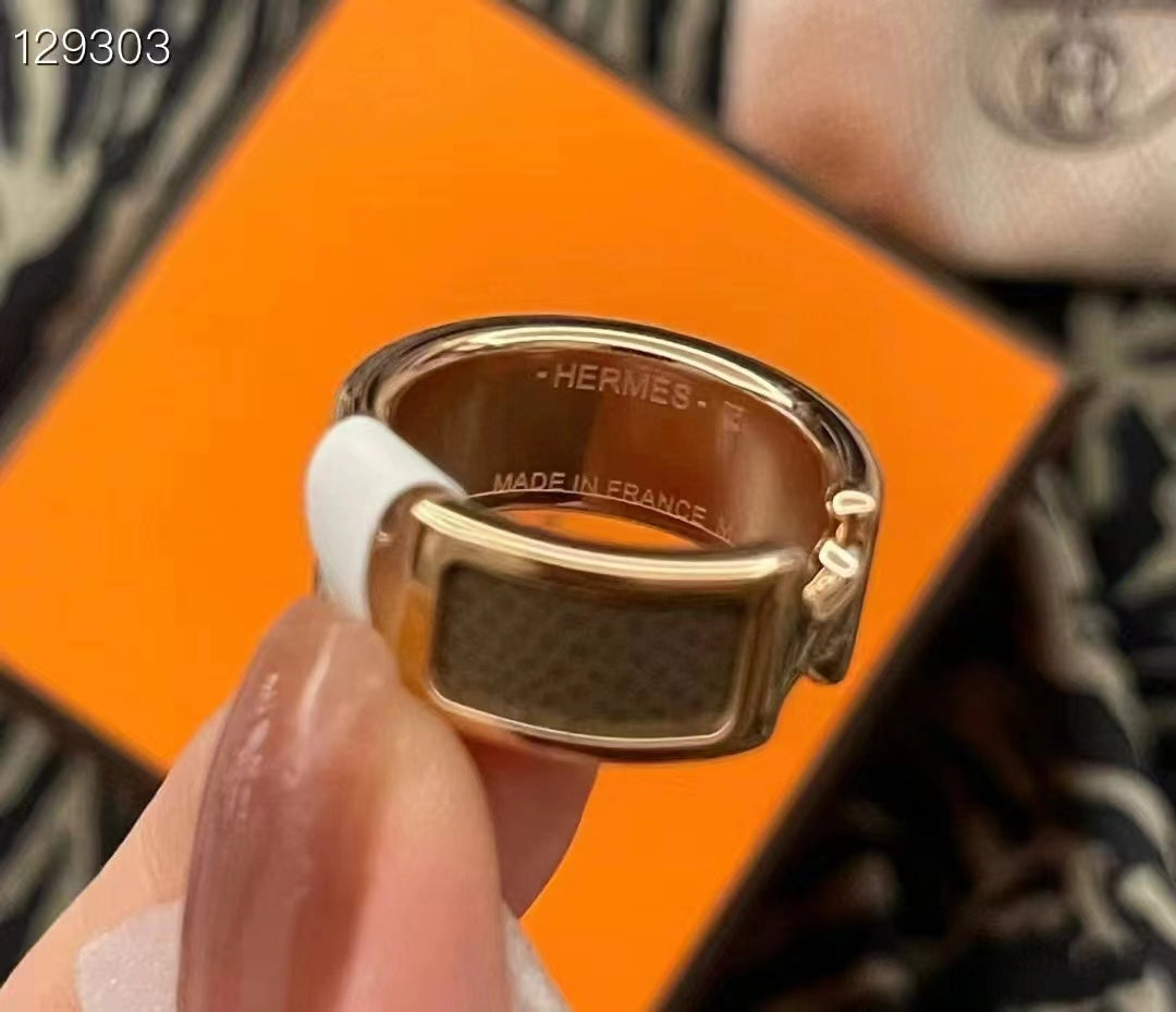 [⭐⭐JeweliWhal]OLYMPE PINK GOLD RING