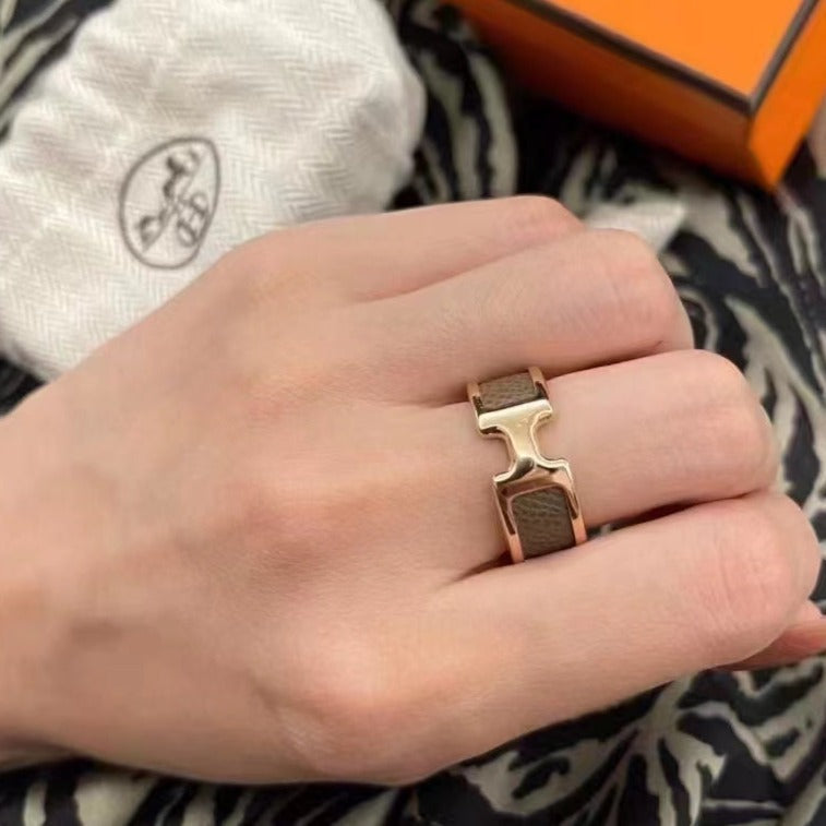 [⭐⭐JeweliWhal]OLYMPE PINK GOLD RING