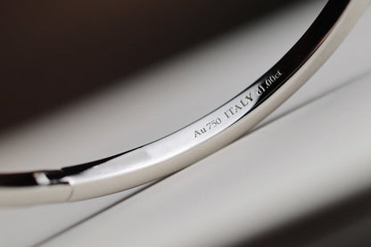 [⭐JeweliWhal]NARROW T1 HINGED BANGLE DIAMOND SILVER