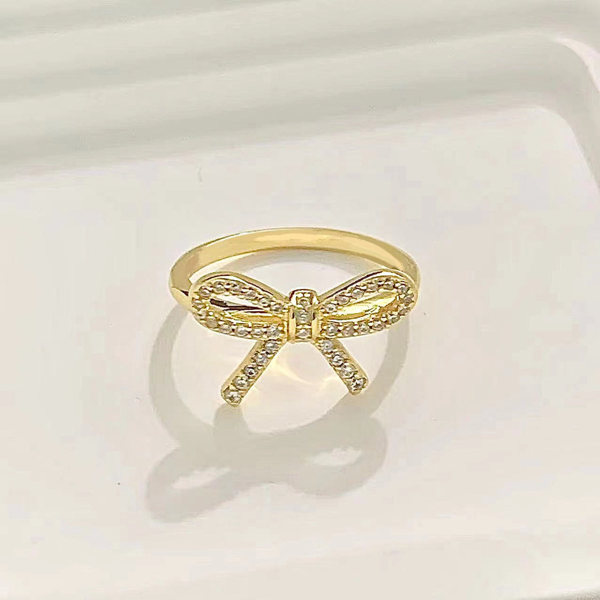 [⭐JeweliWhal]TWIST BOW RING