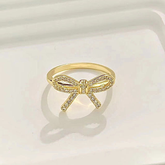 [⭐JeweliWhal]TWIST BOW RING