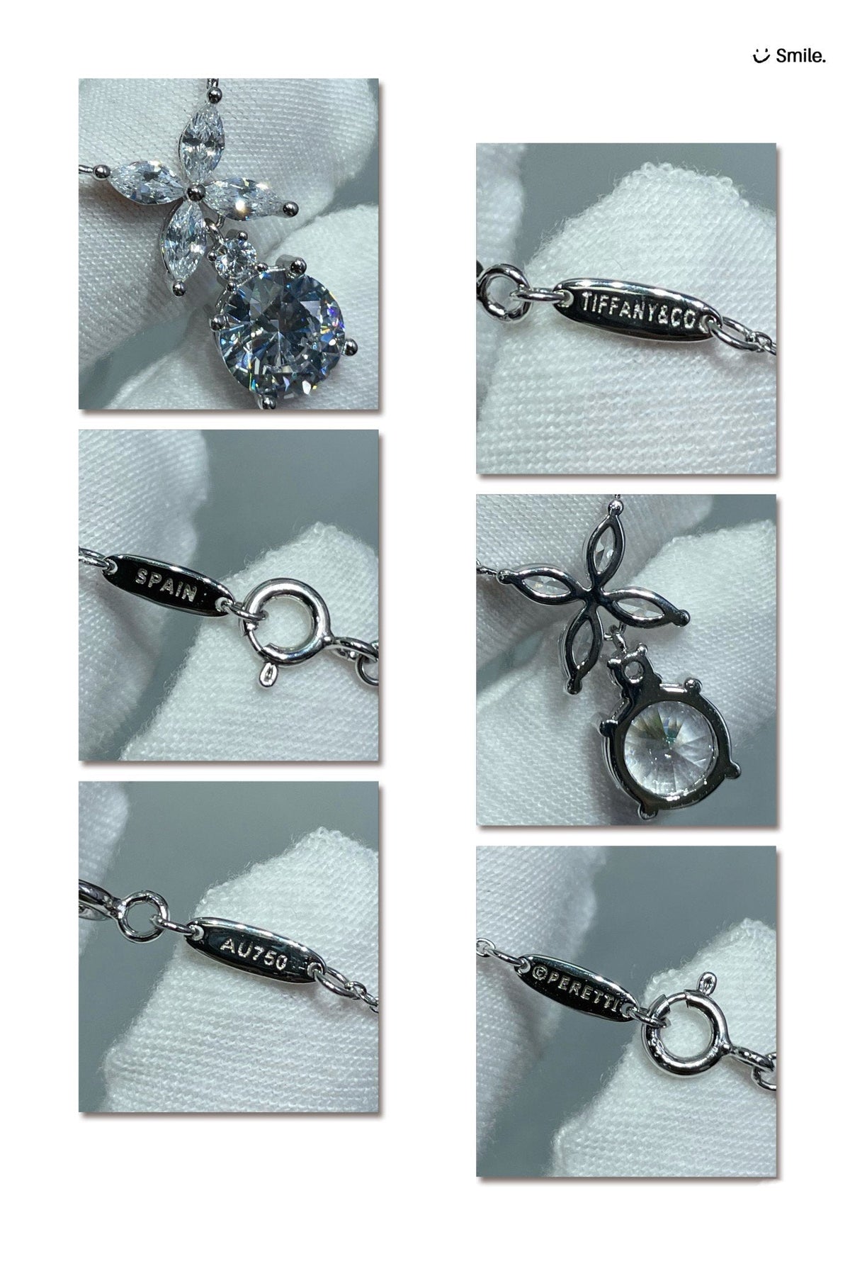 [⭐JeweliWhal]VICTORIA PENDANT SILVER DIAMOND NECKLACE