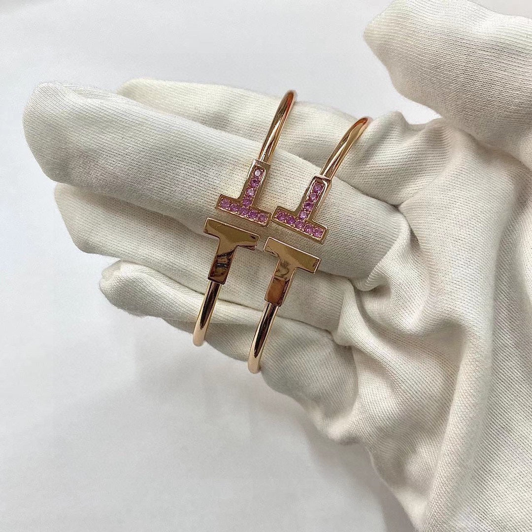 [⭐JeweliWhal]T PINK GOLD PINK DIAMOND BRACELET
