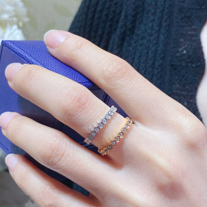 [⭐⭐JeweliWhal]BEE LOVE DIAMOND PAVED SMALL RING