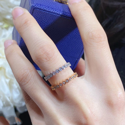 [⭐⭐JeweliWhal]BEE LOVE DIAMOND PAVED SMALL RING