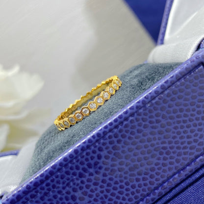 [⭐⭐JeweliWhal]BEE LOVE DIAMOND PAVED SMALL RING
