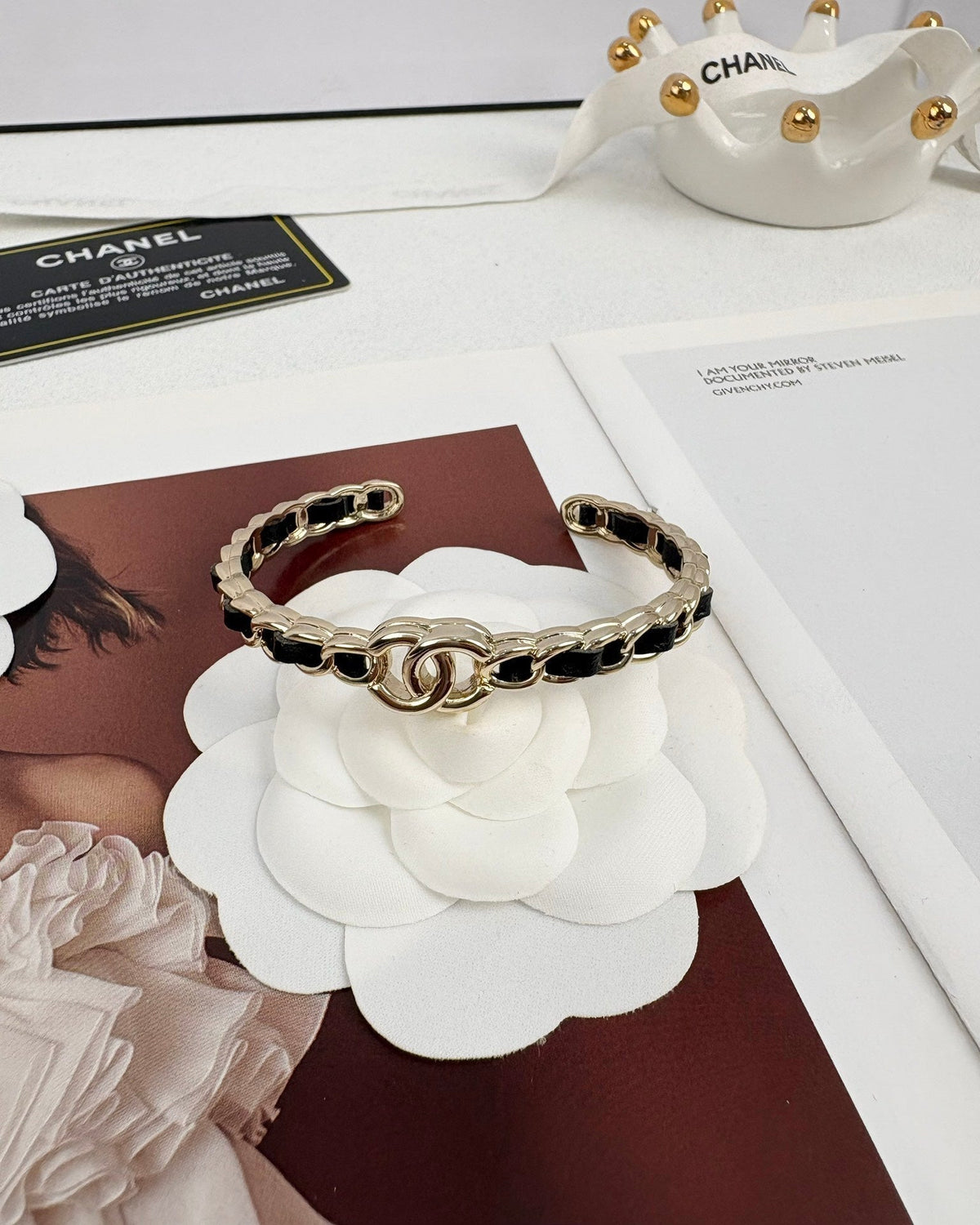 [⭐⭐JeweliWhal]Double C Open Bangle