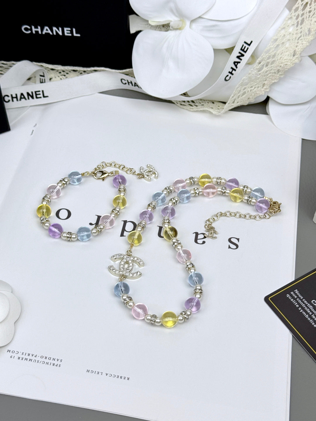 [⭐⭐JeweliWhal]Colorful Transparent Resin Bracelet