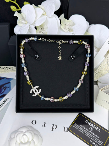 [⭐⭐JeweliWhal]26C 新春コレクション カラフルな透明樹脂ネックレス