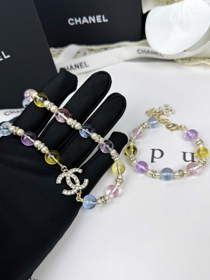 [⭐⭐JeweliWhal]26C 新春コレクション カラフルな透明樹脂ネックレス