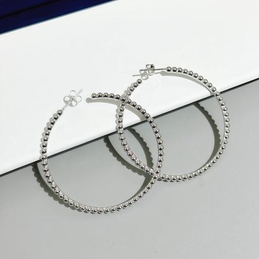 [⭐⭐JeweliWhal]SMOOTH BEAD STUD EARRINGS