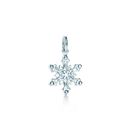 [⭐JeweliWhal]STERLING SILVER SNOWFLAKE PENDANT NECKLACE