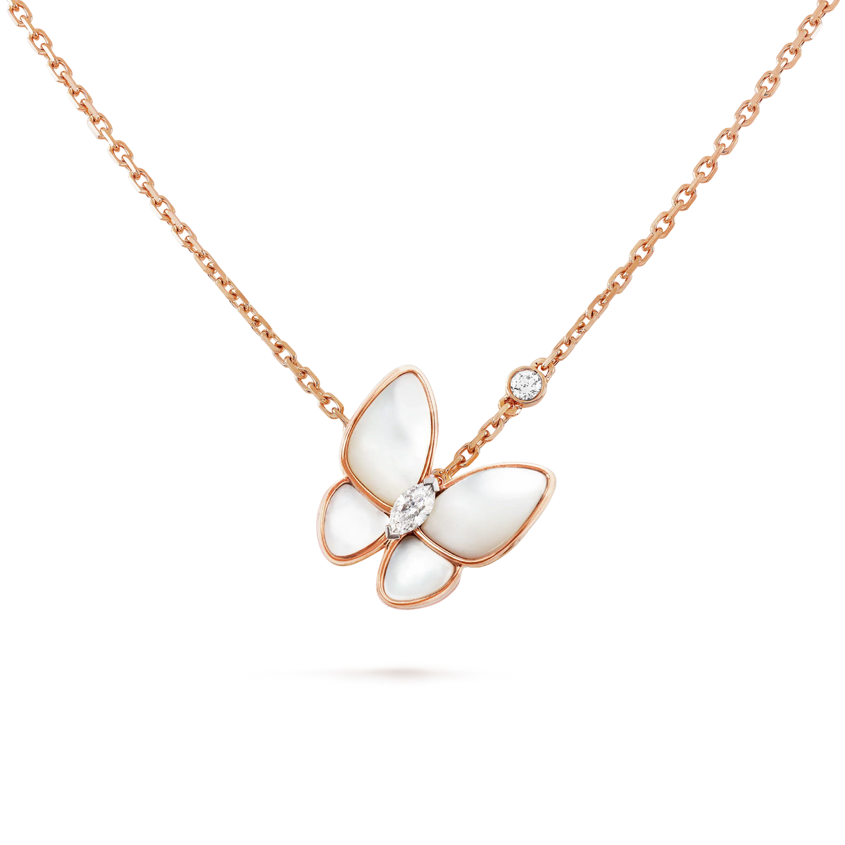 [⭐⭐JeweliWhal]BUTTERFLY MOP DIAMOND NECKLACE