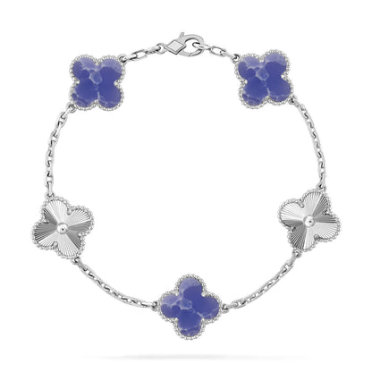 [⭐⭐JeweliWhal]CLOVER 5 MOTIF BLUE VEINS BRACELET COLLECTION