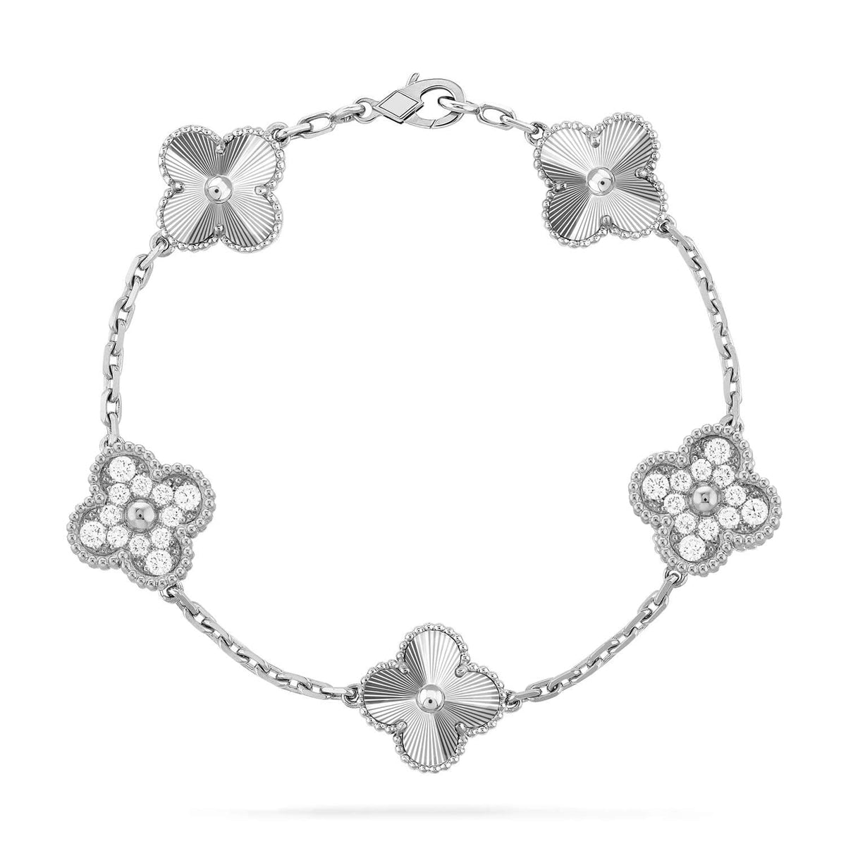[⭐⭐JeweliWhal] CLOVER 5 MOTIF LASER BRACELET COLLECTION