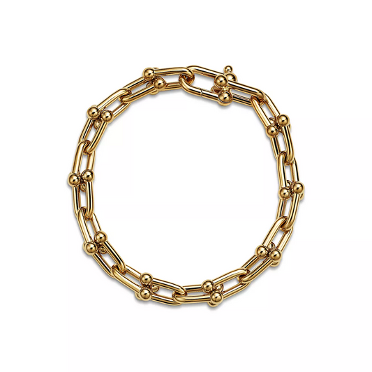 [⭐JeweliWhal]HARDWEAR MEDIUM LINK 20 MOTIF GOLD BRACELET