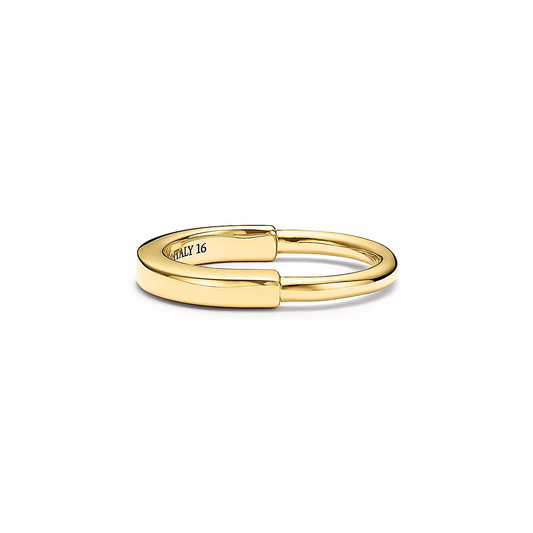 [⭐JeweliWhal]LOCK RING GOLD