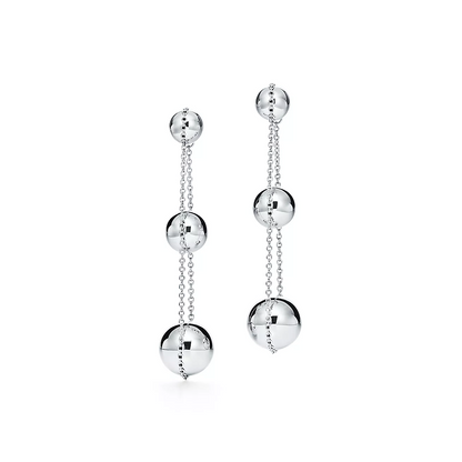[⭐JeweliWhal]TRIPLE DROP SILVER EARRINGS