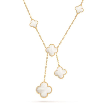[⭐⭐JeweliWhal]CLOVER MOTHER OF PEARL NECKLACE 6 MOTIF