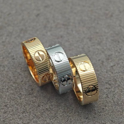 [⭐⭐JeweliWhal]LOVE 6.5MM リング