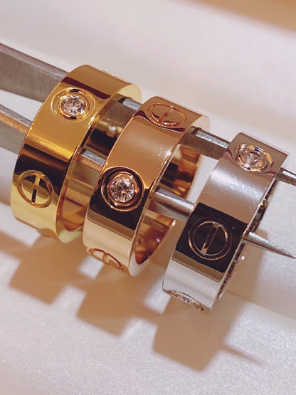 [⭐⭐JeweliWhal]Three-Diamond Ring