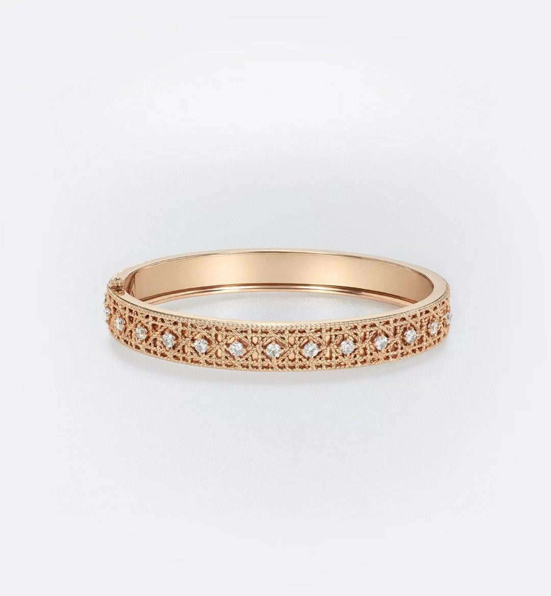 [⭐⭐JeweliWhal]2026 WOVEN-PATTERN BRACELET SET WITH FULL DIAMOND INLAY THREE-COLORS