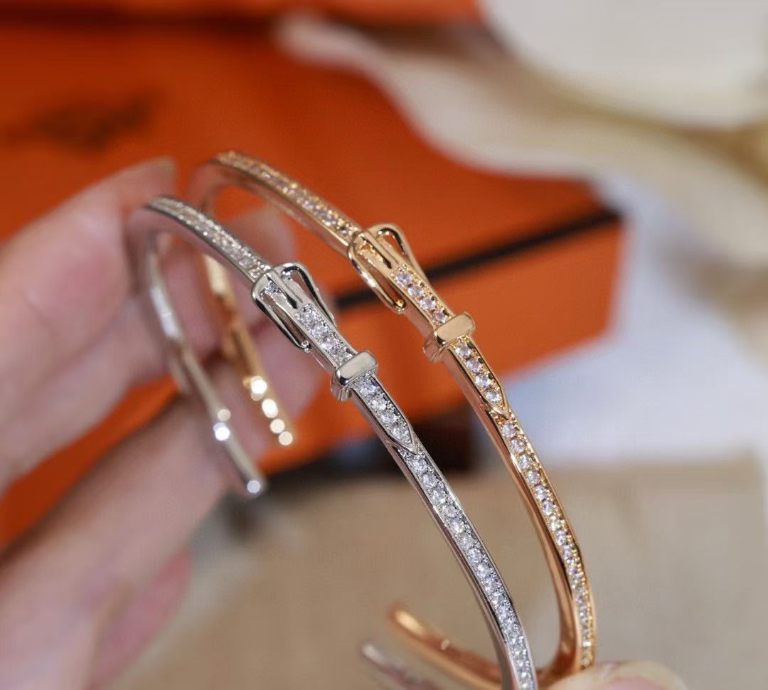 [⭐⭐JeweliWhal]DIAMOND-ENCRUSTED BRACELET THREE COLORS