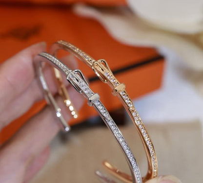 [⭐⭐JeweliWhal]DIAMOND-ENCRUSTED BRACELET THREE COLORS
