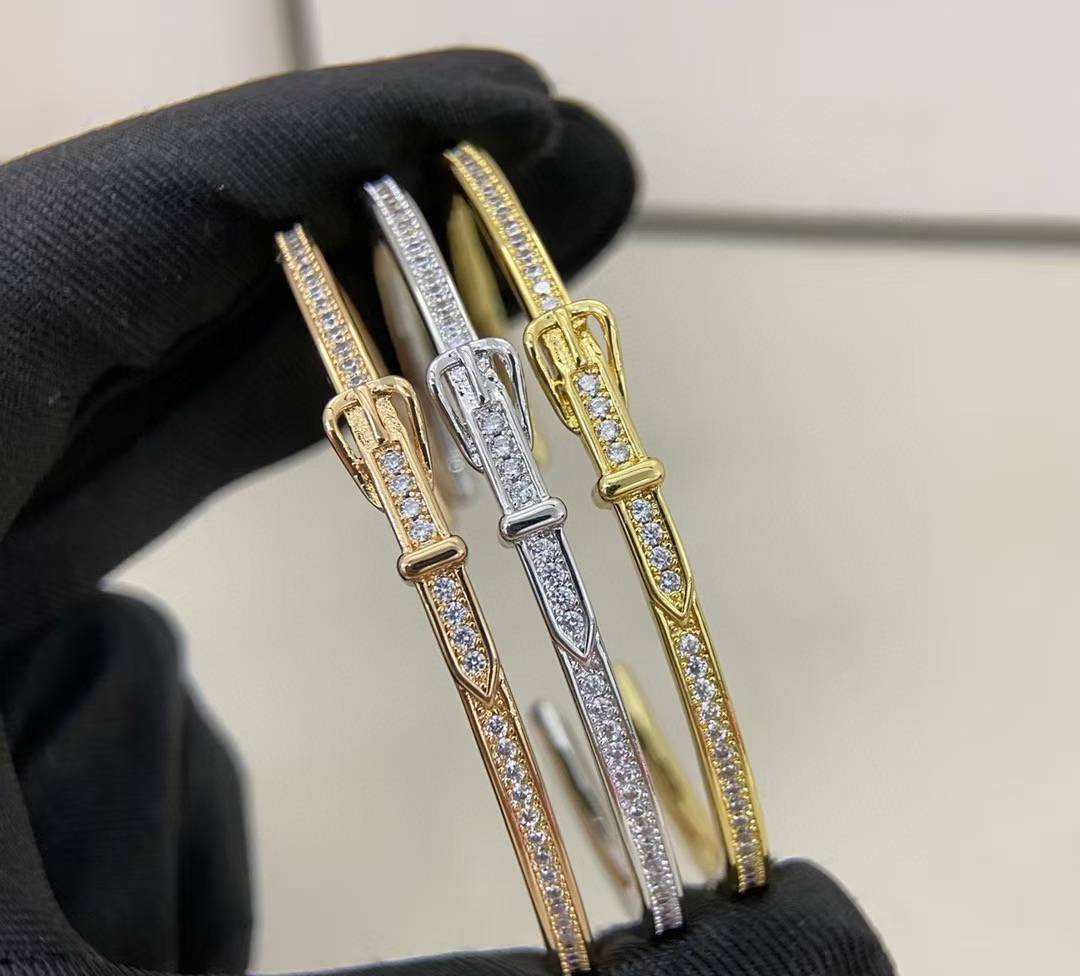 [⭐⭐JeweliWhal]DIAMOND-ENCRUSTED BRACELET THREE COLORS