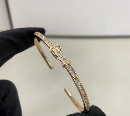 [⭐⭐JeweliWhal]DIAMOND-ENCRUSTED BRACELET THREE COLORS