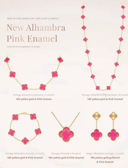 [⭐⭐JeweliWhal]26 NEW PINK BUBBLE ENAMEL SET