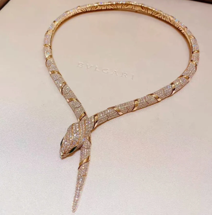 [⭐⭐JeweliWhal]HAUTE COUTURE GOLD SERPENTI NECKLACE
