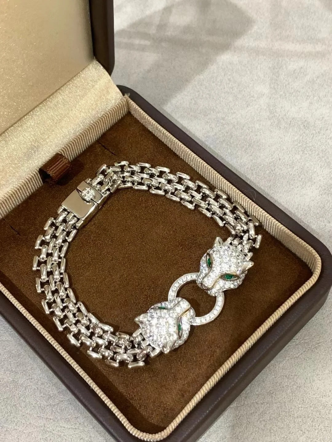 [⭐⭐JeweliWhal] DOUBLE PANTHER BRACELET