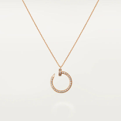 [⭐⭐JeweliWhal]JUSTE NECKLACE PINK GOLD DIAMONDS