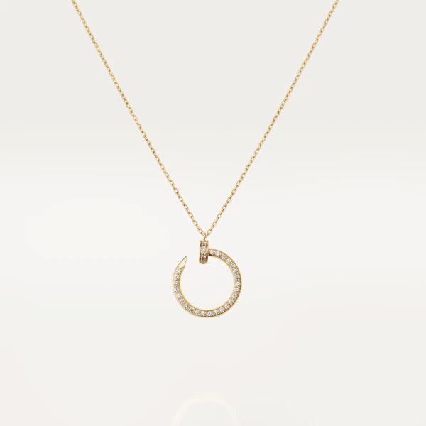 [⭐⭐JeweliWhal]JUSTE NECKLACE GOLD DIAMONDS