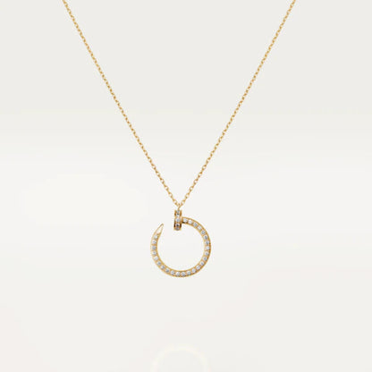 [⭐⭐JeweliWhal]JUSTE NECKLACE GOLD DIAMONDS