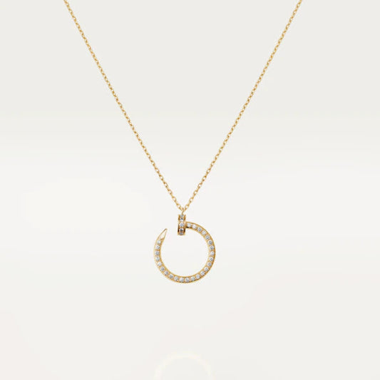 [⭐⭐JeweliWhal]JUSTE NECKLACE GOLD DIAMONDS
