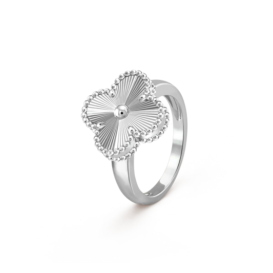 [⭐⭐JeweliWhal]CLOVER SILVER RING