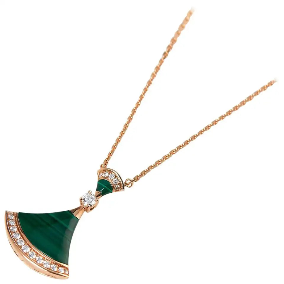 [⭐⭐JeweliWhal]DREAM NECKLACE MALACHITE DIAMOND