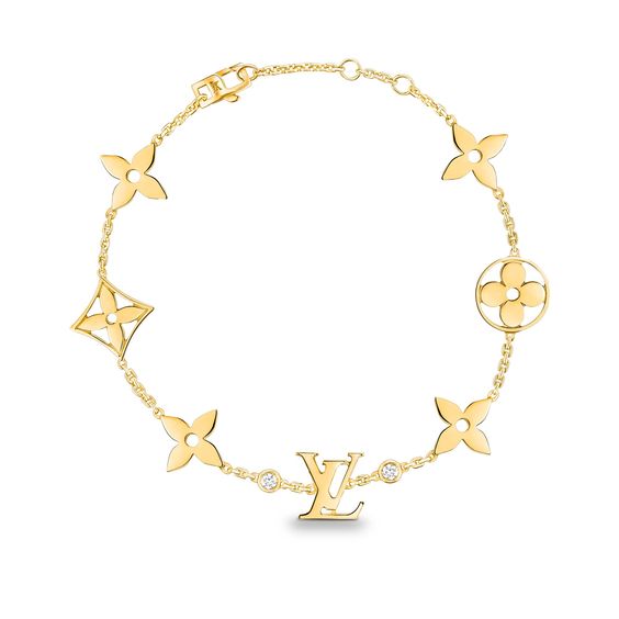 [⭐⭐JeweliWhal]STAR AND SUN 7 MOTIFS GOLD BRACELET