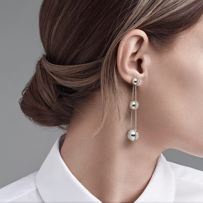 [⭐JeweliWhal]TRIPLE DROP SILVER EARRINGS