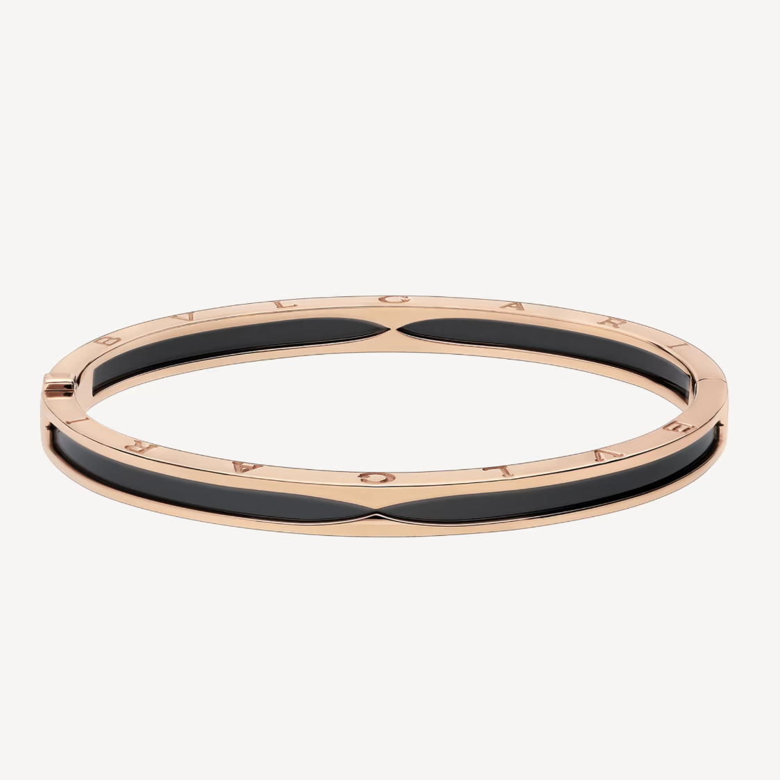 [⭐⭐JeweliWhal]ZERO 1 ピンクゴールド、ブラックセラミックブレスレット