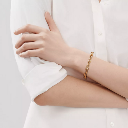 [⭐JeweliWhal]HARDWEAR MEDIUM LINK 20 MOTIF GOLD BRACELET