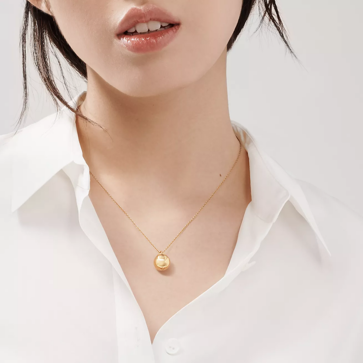 [⭐JeweliWhal]ボールペンダント 12.75MM ネックレス