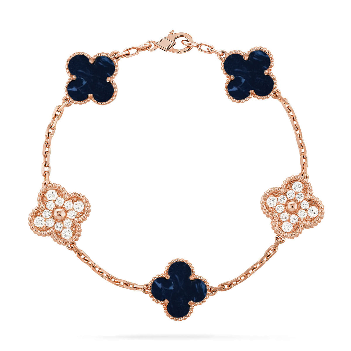 [⭐⭐JeweliWhal]CLOVER 5 MOTIF PIETERSITE BRACELET COLLECTION