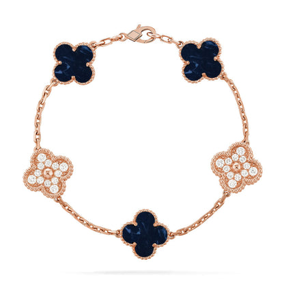 [⭐⭐JeweliWhal]CLOVER 5 MOTIF PIETERSITE BRACELET COLLECTION